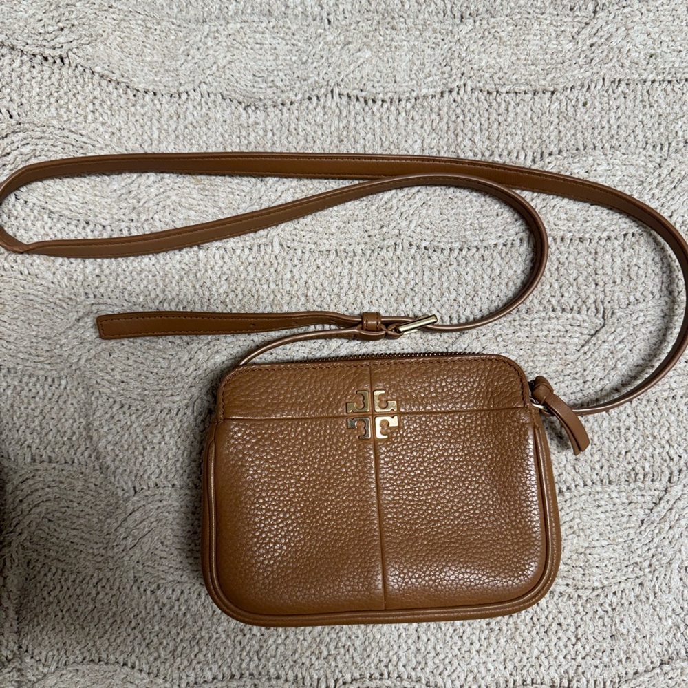 Tory Burch Tan Leather Crossbody Bag